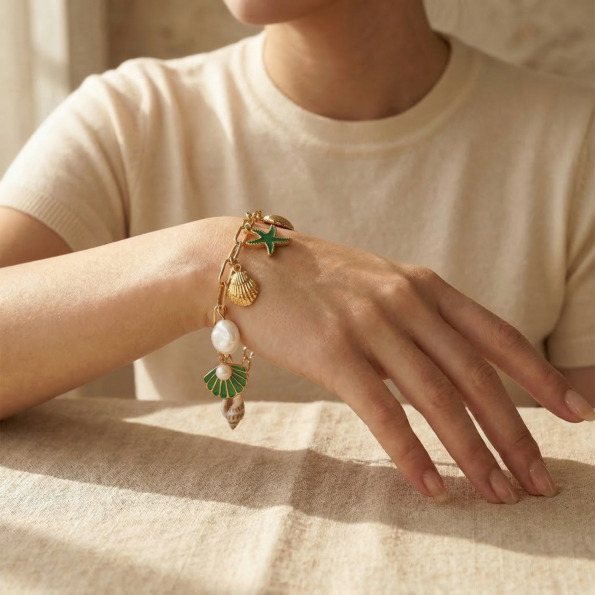 Ocean Charm Bracelet