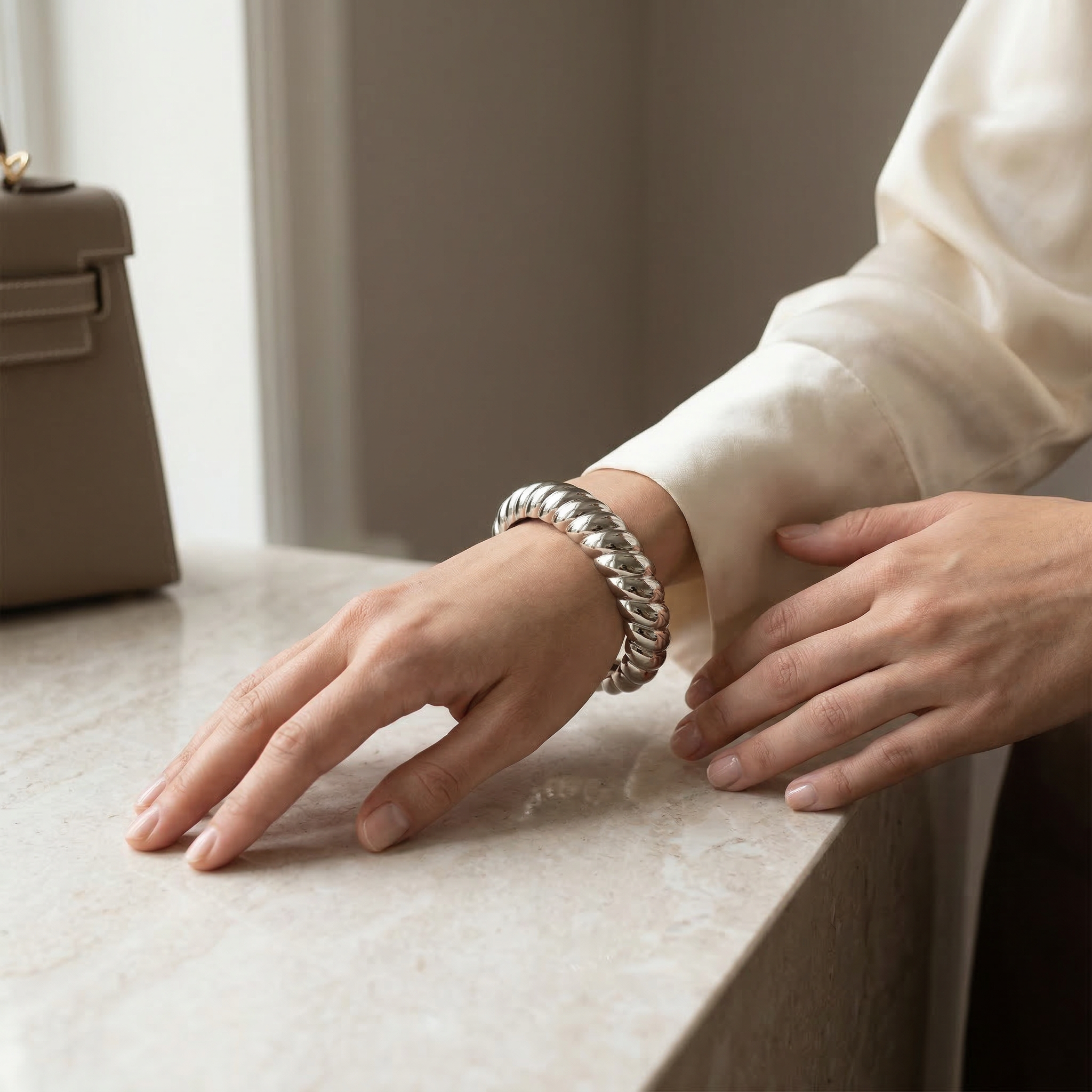 Seashell Bracelet – Silver