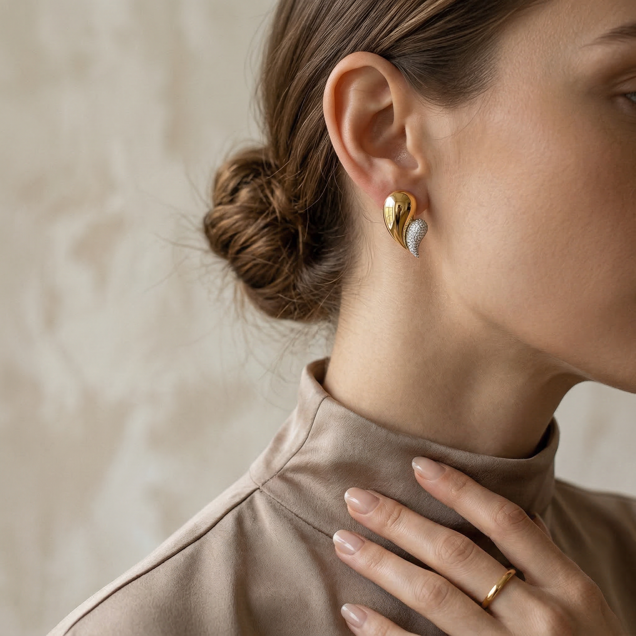 Quote Stud Earrings